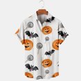 thumbnail image 2 of Camisa hawaiana de manga corta con solapa para hombre, camisa con estampado 3D de Mickey y Anime de Disney, ajustada, nueva colección de Halloween, Y2k, 2022, 2 of 5