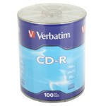 CD-R Verbatim 52X 700 MB 80 min 100 unidades, envoltura retráctil