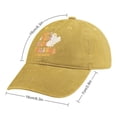 thumbnail image 2 of Don’t Ghost Your Feelings Sand Colour Hat Adjustable Funny Fashion Unisex Baseball Cap for Men Women, 2 of 7