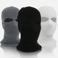 thumbnail image 2 of Sinhoon 2-Hole Knit Ski Mask Balaclava Hat Winter Full Face Cover Neck Gaiter Beanie Cap, 2 of 4
