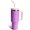 Purple, variant on 40 oz Tumbler with Handle and Straw - Insulated Stainless Steel Travel Mug, Cup Holder Friendly Water Bottle Double Wall Coffee Thermos,Dishwasher Safe,()