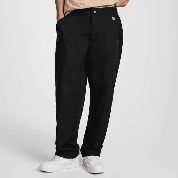 Champion Men's Homeroom Cinched Woven Pants - (Black, Large)