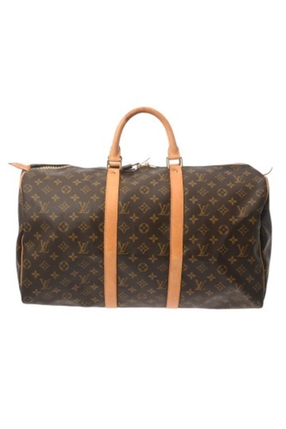Pre-Owned LOUIS VUITTON Louis Vuitton Monogram Keepall 50 Brown M41426 Men's Women's Canvas...