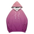 thumbnail image 6 of Aboser Oversized Hoodies for Women Fall Fashon Gradient Graphic Sweatshirts Loose Fit Casual Pullover Cozy Long Sleeve Hoodie Tops with Pocket Hot Pink M, 6 of 6