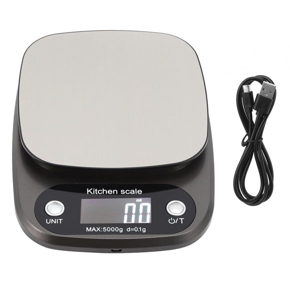 Balance de cuisine - Balance de cuisine numérique LCD 5 kg/0,1 g Balance de poids électronique multifonction de haute précision pour la cuisson au four