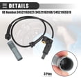 thumbnail image 4 of Front Left Right ABS Sensor Wheel Speed Sensor for BMW 318i 1992-1998 No.34521163027/34521163188 2pcs, 4 of 7