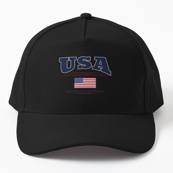 USA American Flag Baseball Cap, Classic American Celebration Graphic Design Hat