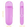 thumbnail image 2 of Unique Bargains Portable Toothbrush Case with Hook Traveling Toothbrush Holders Case Plastic Purple 8.07"x2.36"x1.38", 2 of 7