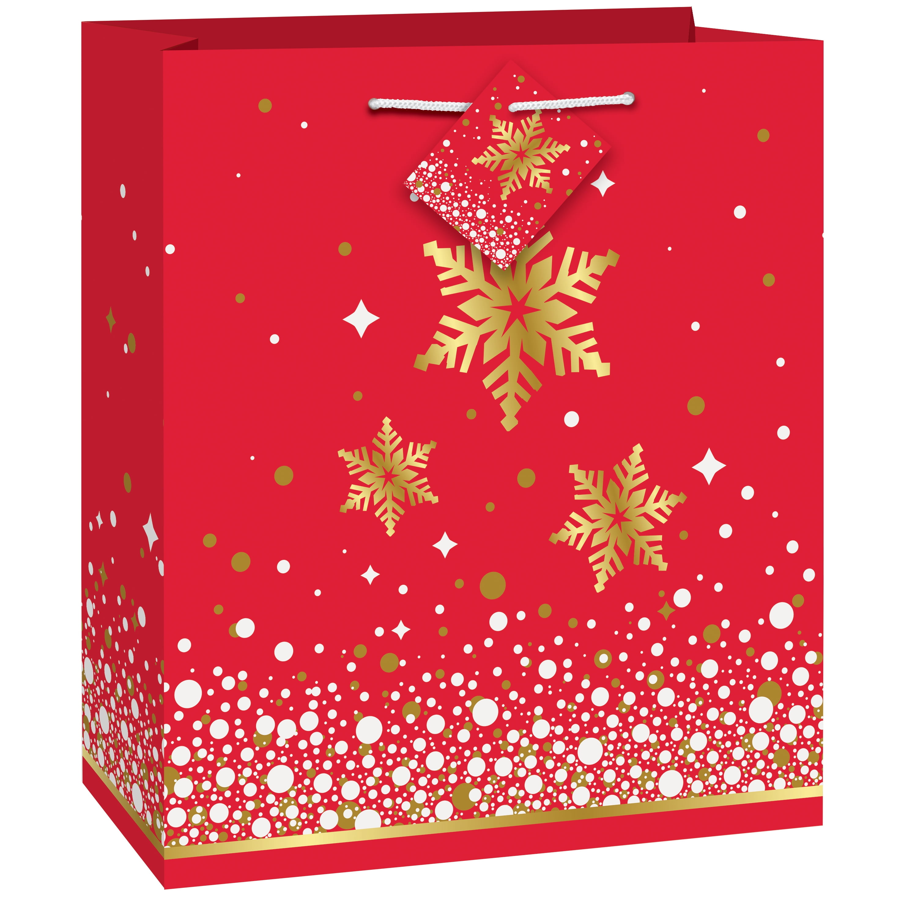 Gold Sparkle Christmas Gift Bag