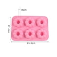 thumbnail image 3 of Moldes de silicona, juego de moldes antiadherentes versátiles para donas, moldes de silicona aptos para horno, ideales para panaderos caseros, diseño flexible y fácil de limpiar, incluye 3 colores, 3 of 5
