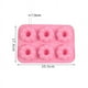 thumbnail image 3 of Molde de silicona antiadherente para horno, microondas, congelador y lavavajillas, material apto para uso alimentario (3 piezas, rosa), 3 of 5