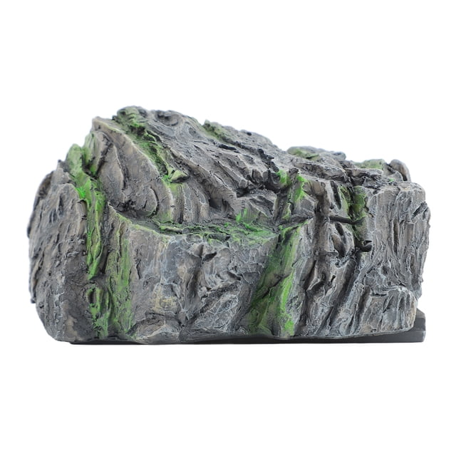 Cache-Clés en Fausse Pierre, Boîte de Sécurité en Forme de Clé de Roche Pratique pour le Jardin en Extérieur