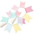 thumbnail image 1 of Miangastore Anniversary Party Decorations Linen Hanging Bunting 2Pcs, 1 of 9