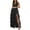 Black, variant on RYRJJ Tiered Tulle Prom Dress for Women Elegant Evening Maxi Dresses Halter V-Neck Formal Party Ball Gowns with Slit(Black,S)