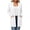 White, variant on uublik Jackets for Women Trendy Hot Pink Outdoor Open Front Casual Long Fall Winter Coat with Pockets