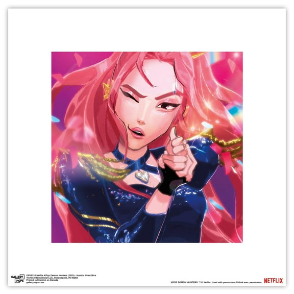Gallery Pops Netflix KPop Demon Hunters (2025) - Huntrix Glam Mira Wall Art