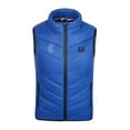 thumbnail image 2 of Odeerbi Kids Boys Girls Lightweight Heated Vest Winter Thermal Sleeveless Heated Jackets Kids Plus Size USB Intelligent Constant Temperature 2 Areas Heated Coat Kids Clothes Blue without Power Bank, 2 of 5