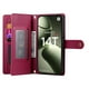 thumbnail image 5 of Funda de cartera GANGXUN para Xiaomi 14T Pro - Diseño de cuero premium, 9 ranuras para tarjetas, 5 of 6