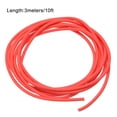 thumbnail image 2 of Uxcell Natural Latex Rubber Tubing 2mm ID 4mm OD 10ft Red Highly Elastic for Sports Exercise Fitness, 2 of 5