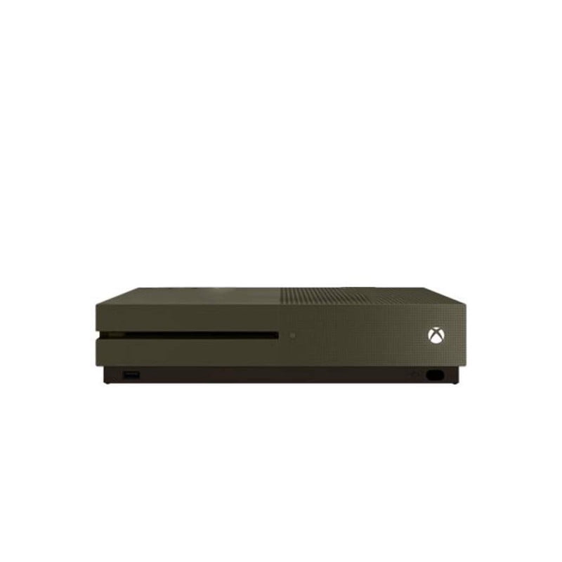 Restored Microsoft Xbox One S Game Console Military Green Disc Edition 1TB with Two Retrofam Controllers (Refurbished)