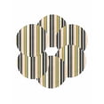 thumbnail image 7 of 15 Inch Round Placemats Set of 6, Green Yellow Black Striped Non Slip Heat Insulation PP Table Mats, Modern Stripes Art Farmhouse Washable Place Mats for Kitchen Dining Party Table Decor, 7 of 7