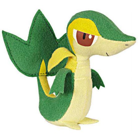Pokemon Black & White B&W Series 1 Snivy Throw Poke Ball Plush