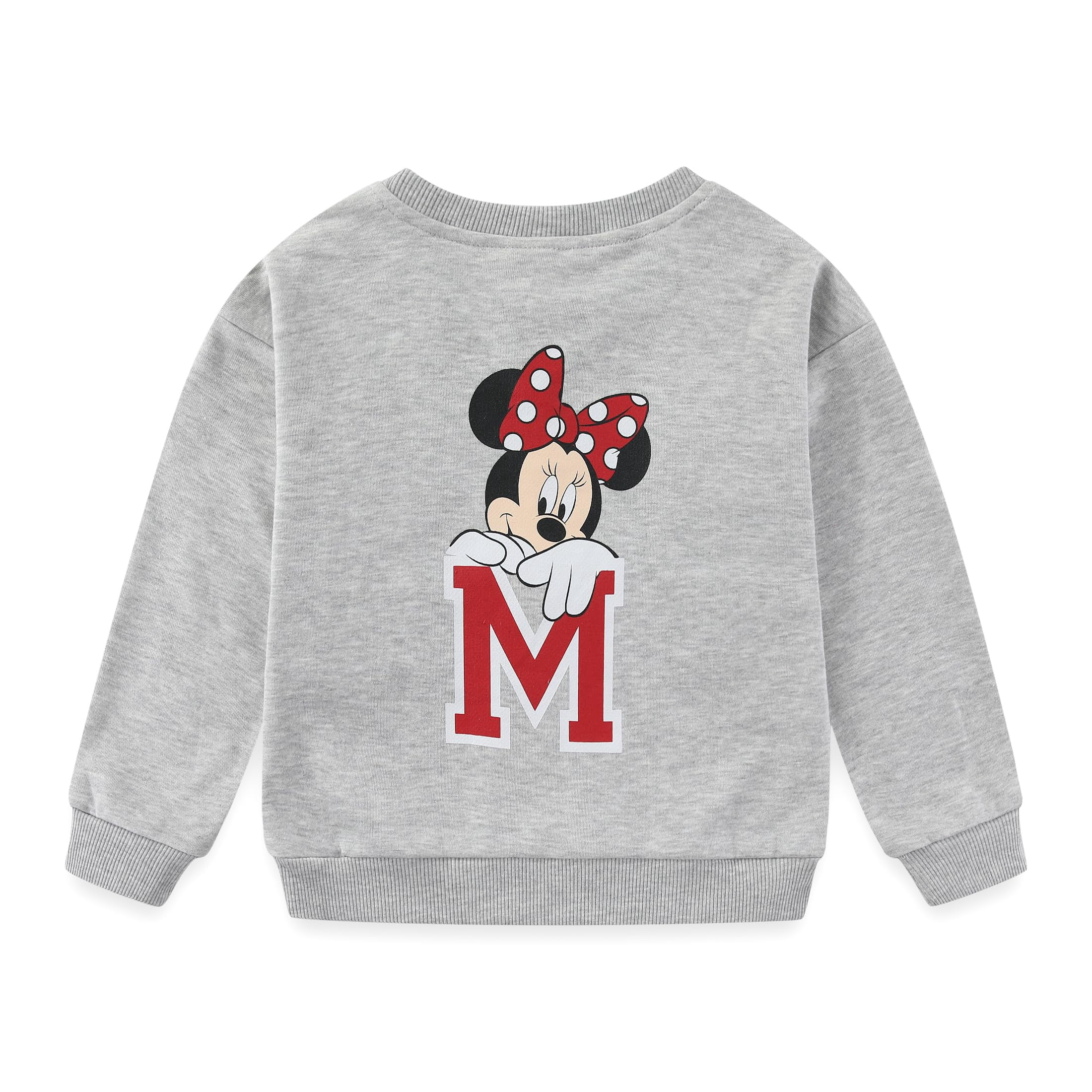 Disney Minnie Mouse French Terry Sweatshirt and Skort Skirt Set (Girls), 2 Piece Set, Sizes 2T-6