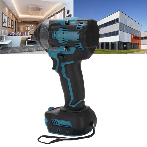 Pistola De Impacto Eléctrica, 3500IPM, Alta Torsión, Alta Precisión, Llave De Impacto Inalámbrica Estable Y Segura Con Luz De Trabajo LED Para Mantenimiento De Maquinaria