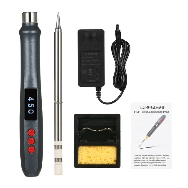 Fer à Souder 72W T12P Station de Soudure Numérique Réglable Équipement SH72 Portable Outil de Réparation Électronique Domestique Prise US 100-240V