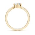 thumbnail image 2 of ANGARA Lab Grown Diamond Split Shank Promise Ring for Women in 14K Yellow Gold (Size-5.9mm| Color-F-G| Clarity-VS) | April Birthstone, Anniversary, Jewelry Gift for Women | Lab-Grown Diamond Ring, 2 of 8