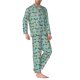 thumbnail image 2 of Balery winter ski Dachshund Pijama para Hombre de Dos Piezas con Manga Larga, Conjunto de Dormir y Descanso Suave con Bolsillos-Large, 2 of 7