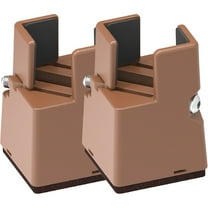 HOMEMAXS 2pcs Adjustable Bed Riser Blocks 22 42mm Platform Bed Lifting Supports