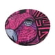 thumbnail image 1 of Balery ink Donkey Pop Art Fundas de asiento para taburete de bar redondo de tela de terciopelo ajustables que protegen de arañazos y manchas para sillas de 14 a 17 pulgadas.-12 inch, 1 of 7