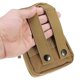 thumbnail image 2 of Riñoneras tácticas, bolsa militar compacta de nailon, riñonera, riñonera para dispositivos, teléfono móvil, camping, senderismo y viajes, 2 of 7