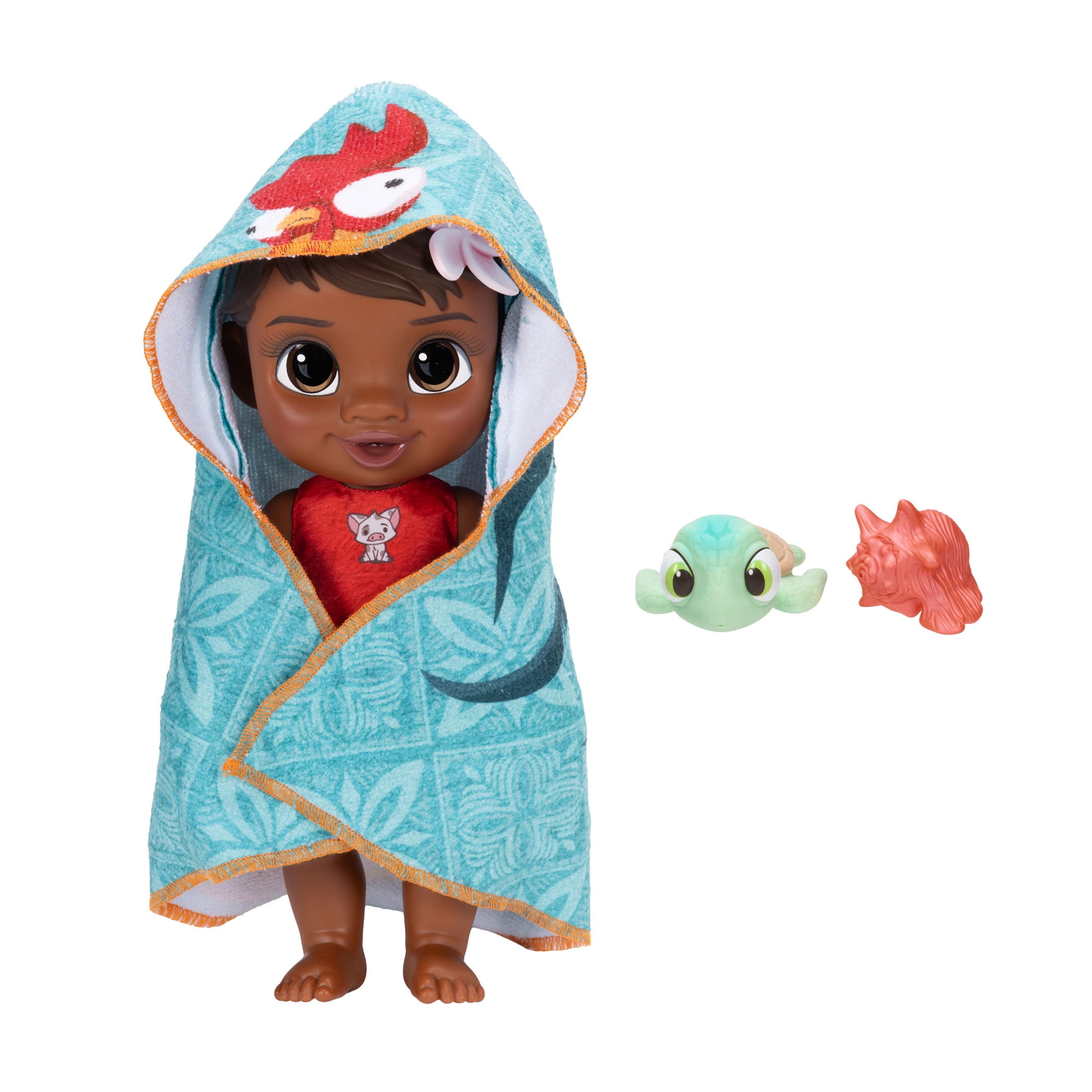 Disney Princess Baby Moana Bath Time Doll with Accessories