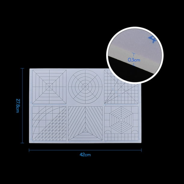 Tapis de dessin en Siliconen stylo 3D + protecteur de doigt - Filament -  Printer 3D 