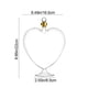 thumbnail image 2 of Decoraciones para el día de San Valentín, adornos para el día de San Valentín, regalos creativos para el día de San Valentín, botella de vidrio con forma de corazón, botellas de whisky, manualidades d, 2 of 7