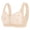 #0295-Beige, variant on Women's Adjustable Breathable Thin Bra Lace Gathering Cover Rimless Plus Size Bra Soft Comfortable Everyday Bra Summer Beach Pool Vacation