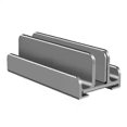 thumbnail image 1 of RYRA Aluminum Vertical Laptop Stand Holder Adjustable Desktop Notebook Dock Space-Saving 3 In 1 Storage Holder Support Macbook, 1 of 5