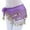 Purple, variant on Chiffon Belly Dance Hip Scarf Wrap Belt Tribal Sash Skirt Silver 128 Coins