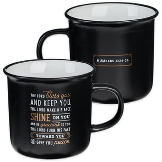 Christian Art Gifts Dark Blue Ceramic Camper Mug for Men and Women |  Desires of Your Heart - Psalm 20:4 Inspirational Bible Verse, 13 oz. -  Walmart.com