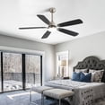 thumbnail image 6 of 52" Ceiling Fan with Led Light and Remote,5 Blades and 6 Speed Wind Control Dc Motor for Living Room,Bedroom,Kitchen, 6 of 7