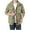 Khaki, variant on VSSSJ Men's Jackets Winter Jackets Zip Up Windproof Outdoor Hiking Cargo Jackets Removable Hood Detachable Sleeves Working Jackets with Multi Pockets Green XXL
