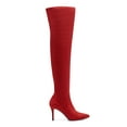 thumbnail image 3 of JESSICA SIMPSON Womens Red Cushioned Abrine Pointed Toe Stiletto Zip-Up Dress Boots 5 M, 3 of 4