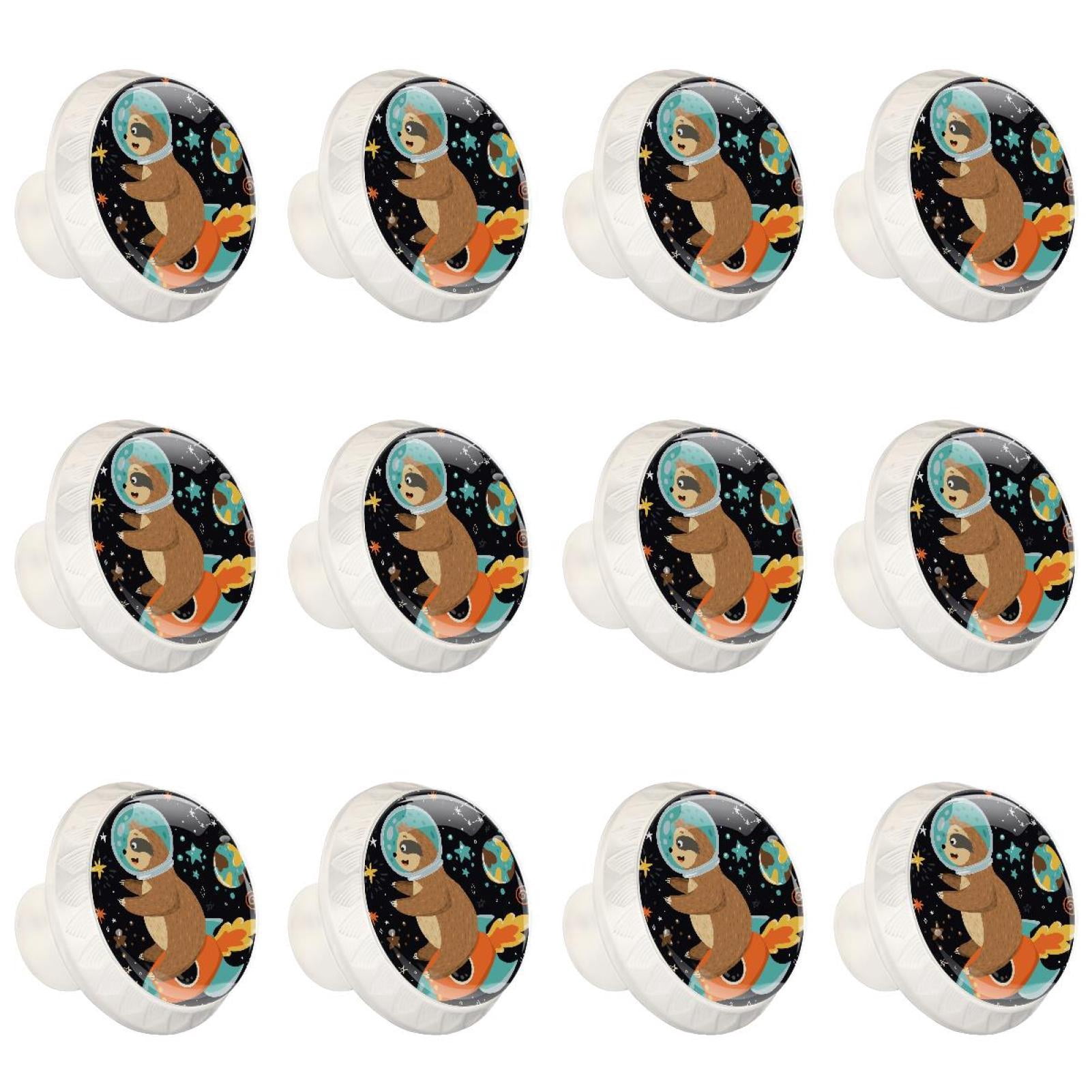 Sloth Handle 12 Pcs Sloth Knobs for Kitchen Cabinet Cupboard Dresser Bookcase Drawer ...