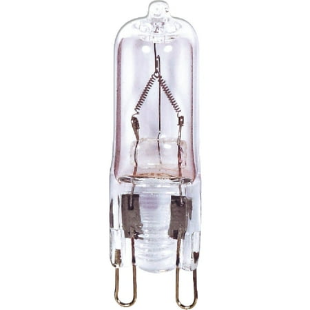 

1PK Satco 75W 120V Clear Double Loop Base T4 Halogen Special Purpose Light Bulb