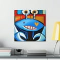 thumbnail image 3 of Crab in Abstract Art - Canvas, 3 of 10