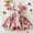 Pink, variant on Baby Girls Flower Princess Dress Off Shoulder Birthday Summer Dress for 6M-5Year