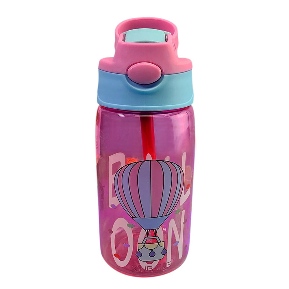 CVLIFE 480ML Children Kids Water Bottle Straw Cup Plastic BPA Free School Leak Proof Walmart