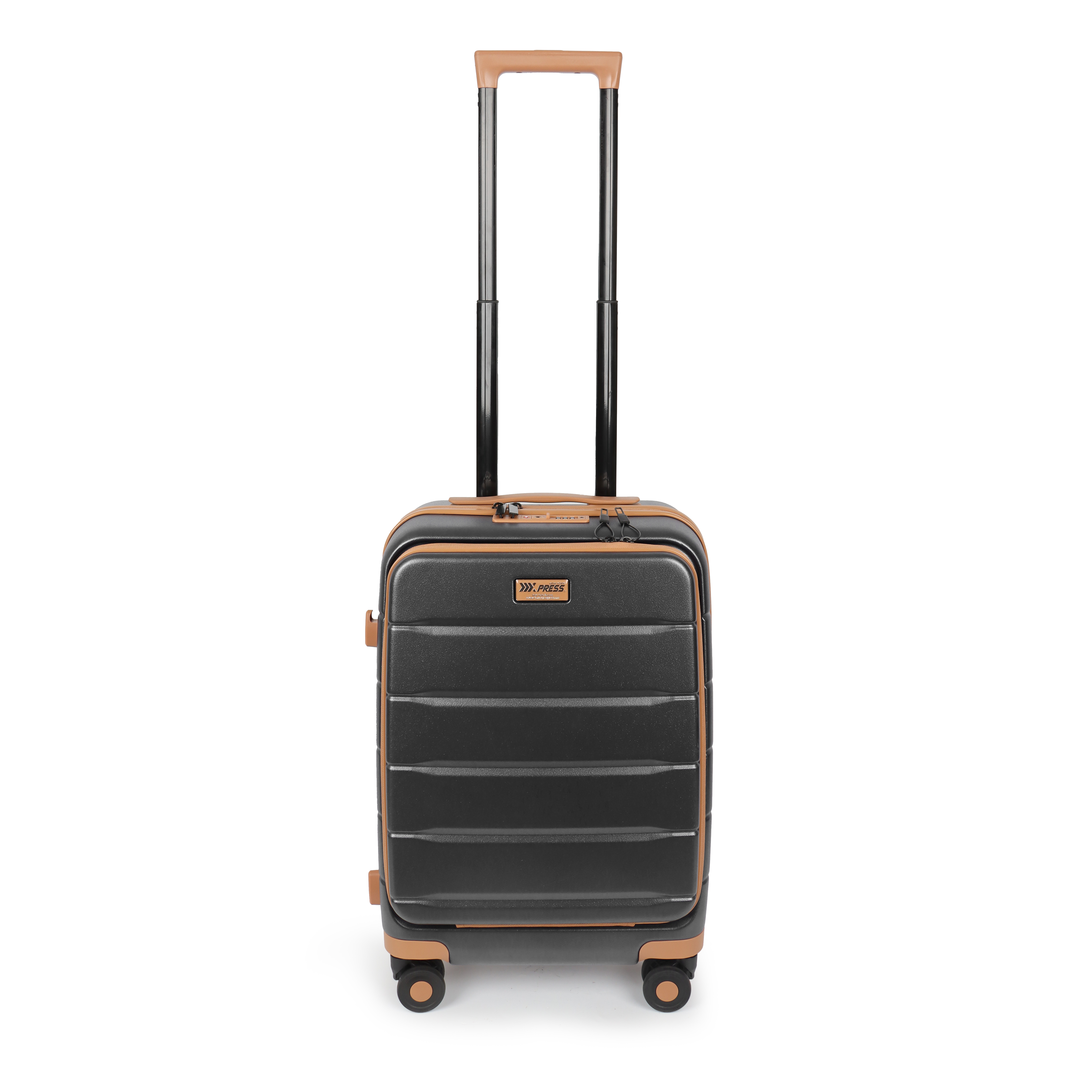 Carry On Luggage 22 x 14 x 9 Airline Approved Lightweight Hardside Spinner Luggage with TSA Lock and Laptop Compartment, Grey, CY2431